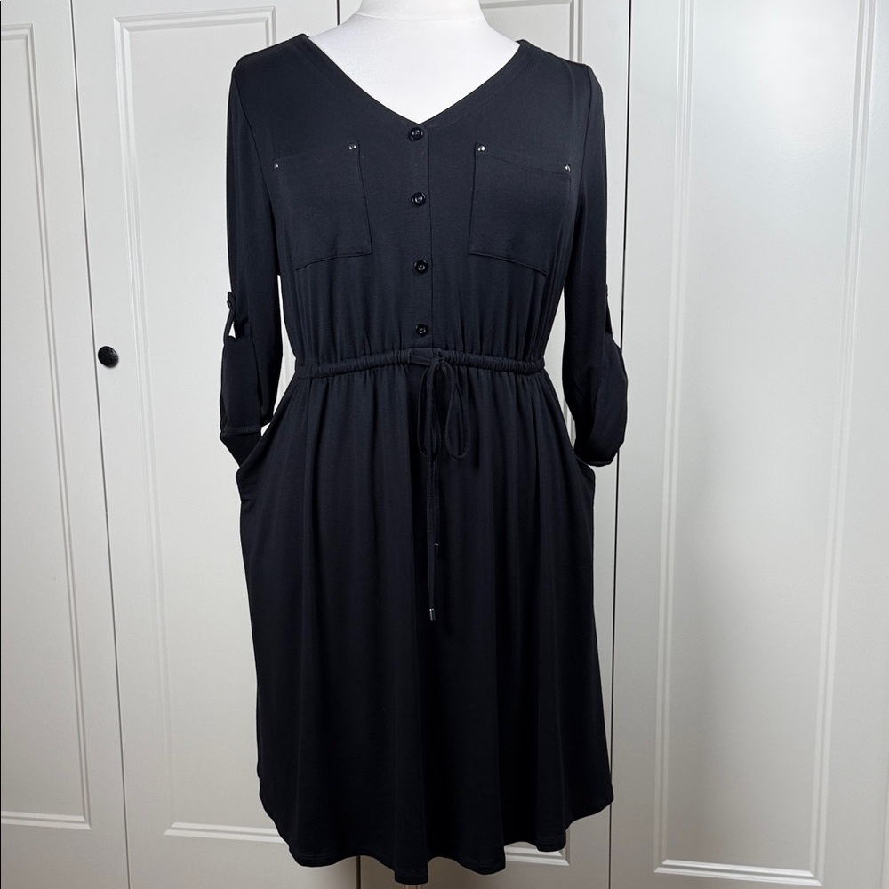 Torrid Black Long Sleeve Dress